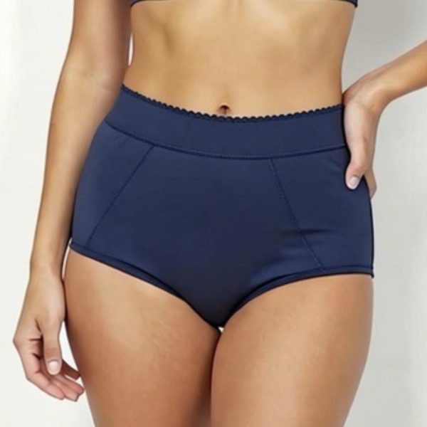 Cuecas de Mulher de Cintura Alta Sortido Liso Pack 3