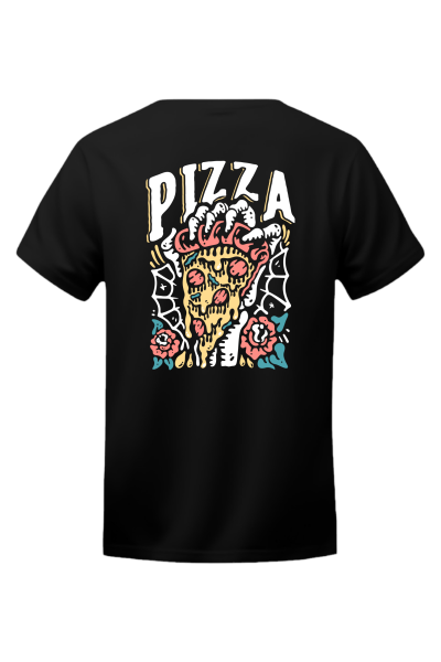 Camiseta con estampado de pizza