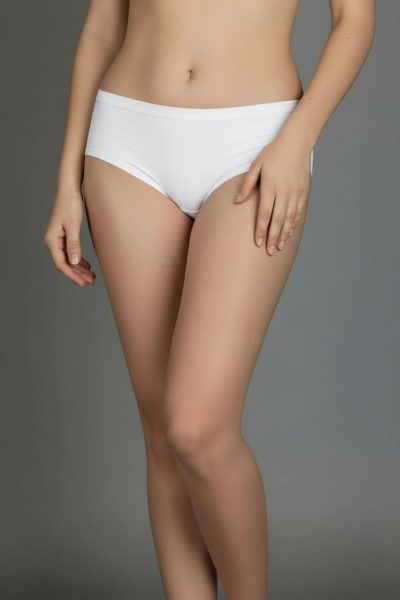 Cuecas De Senhora Hipster Branco Pack 3