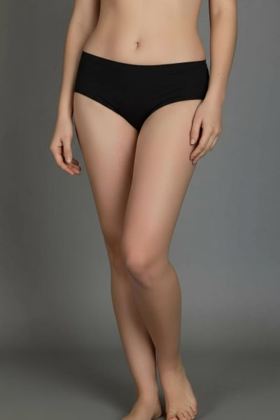 Cuecas De Senhora Hipster Preto Pack 3