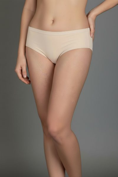 Cuecas De Senhora Hipster Creme Pack 3