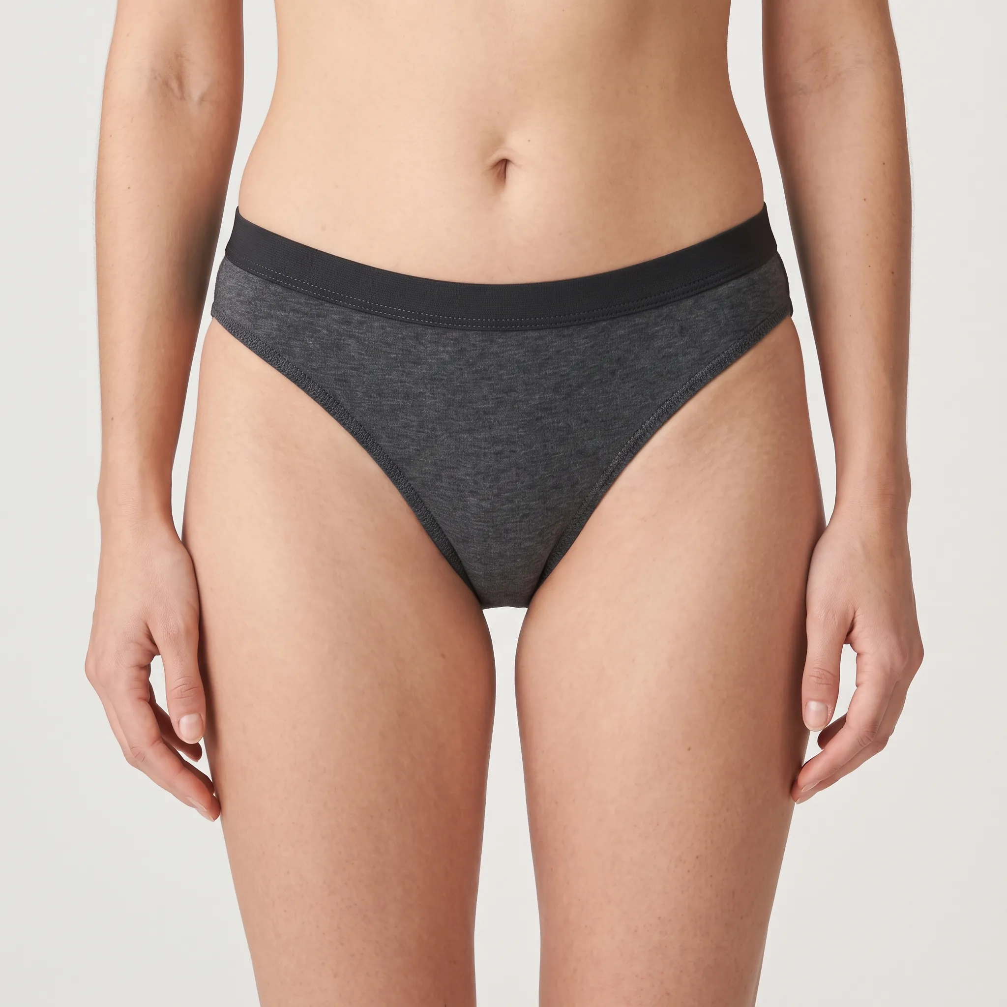 Cuecas de Algodão para Mulher antracite