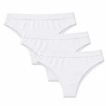Cuecas de Algodão para Mulher Pack de 3 | branco