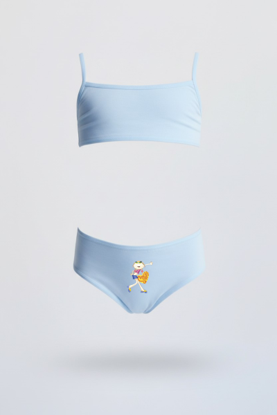 Conjunto de Cuecas com Top de Menina Algodão Pack de 3