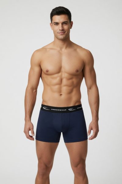 Pack 3 Boxers Homem – Azul Marinho