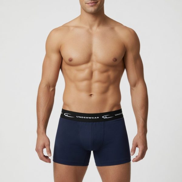 Pack 3 Boxers Homem Azul-marinho | Gonçalo Underwear