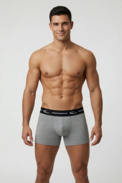 Pack 3 Boxers Homem – Cinzento