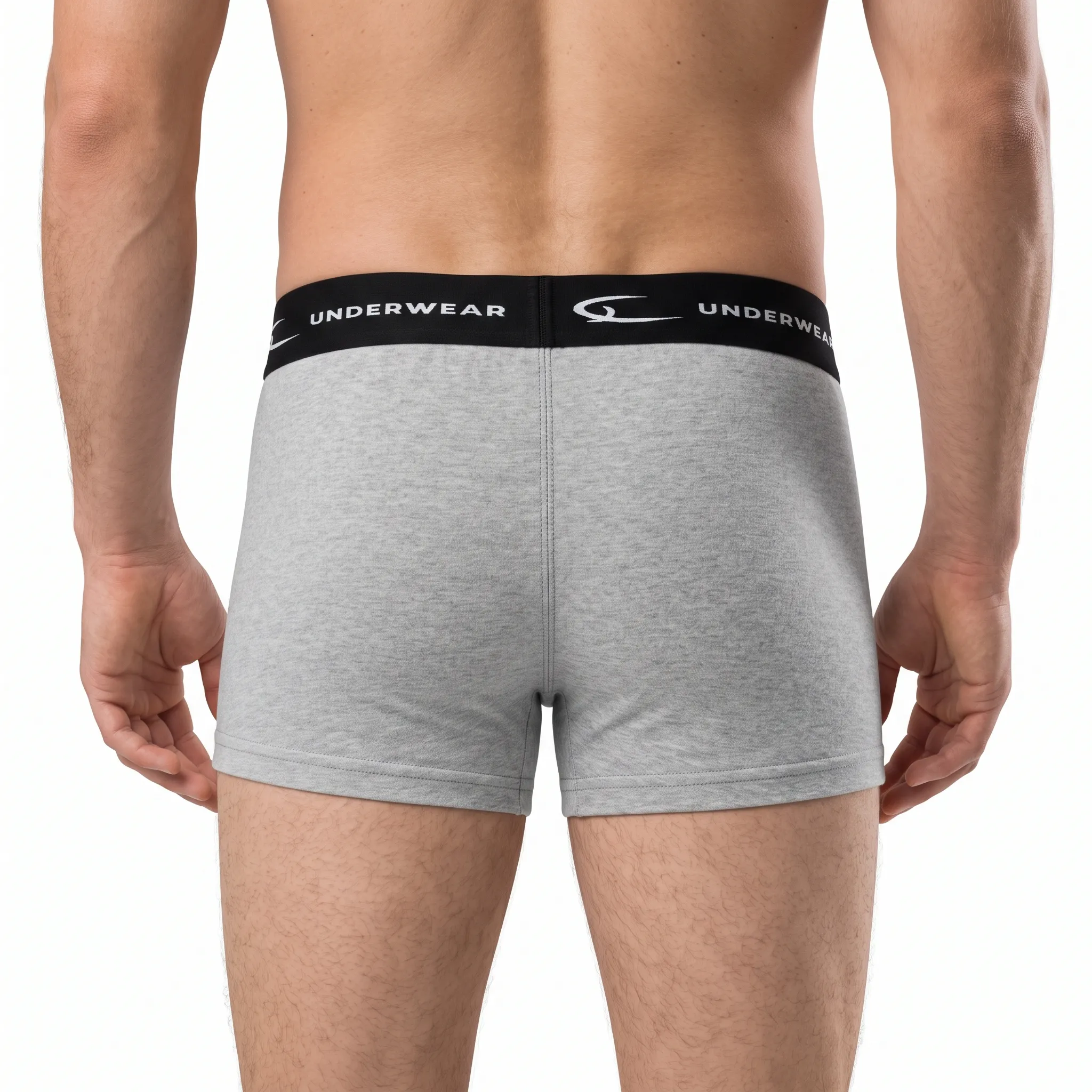 boxers homem cinzento modelo