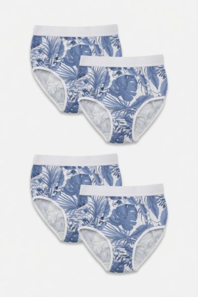 Cuecas de Mulher de Cintura Alta – Pack de 4