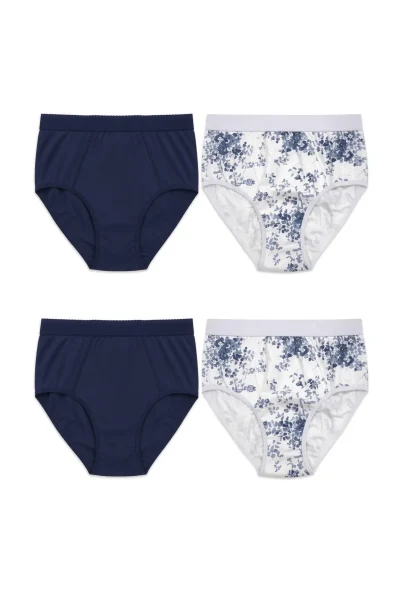 Cuecas de Mulher de Cintura Alta Pack de 4