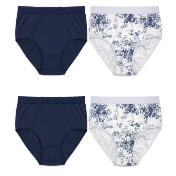 Cuecas de Mulher de Cintura Alta Pack de 4