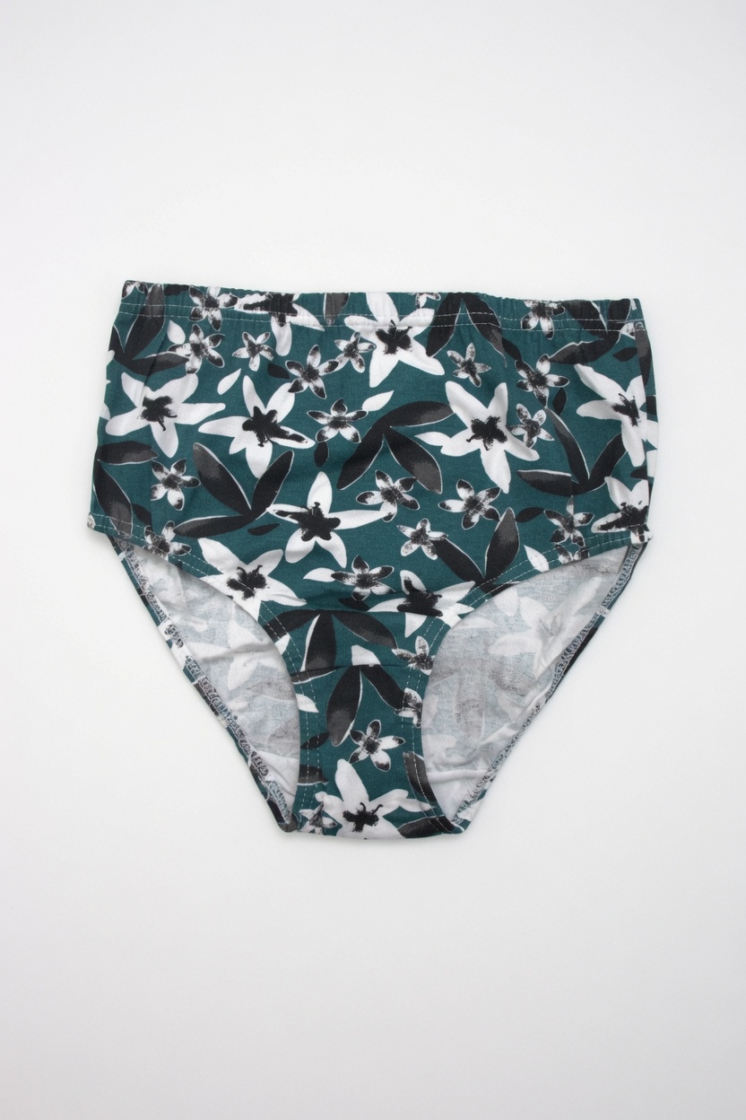 Cuecas Algodão para Mulher estampado frente