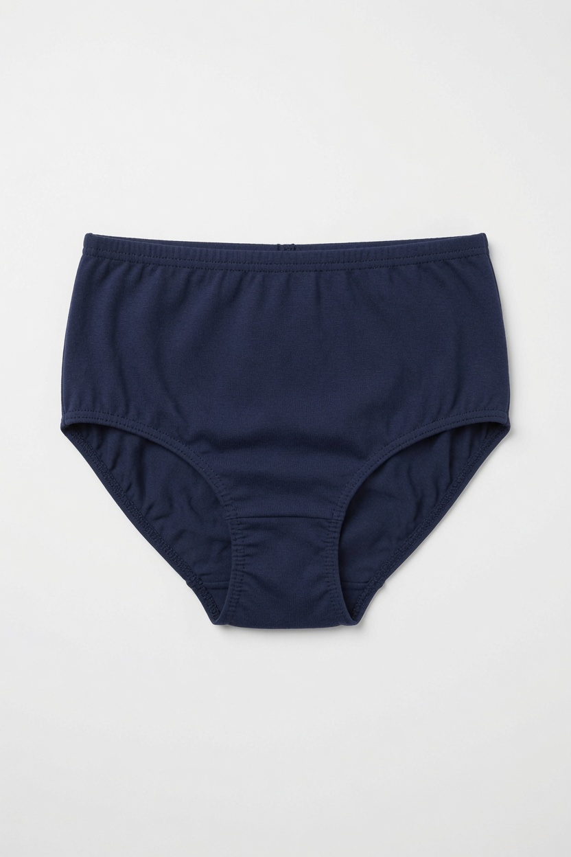 Cuecas Algodão para Mulher pack 2 unidades azul marinho frente