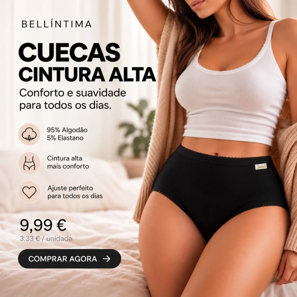 cuecas cintura alta bellintima