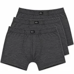 Boxers Homem Antracite PACK 3